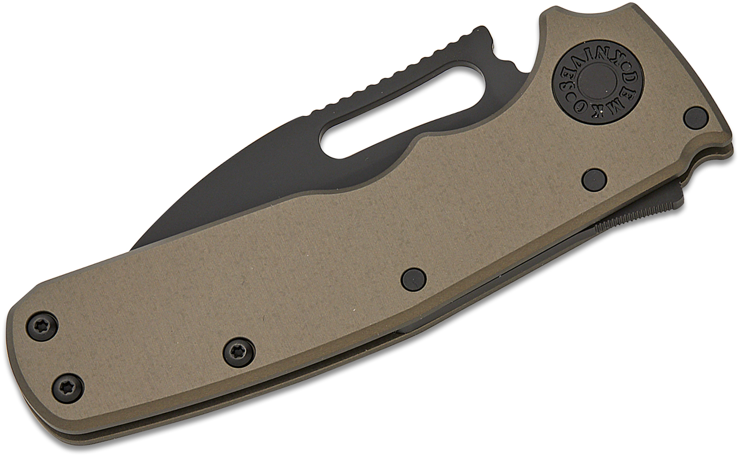 Andrew Demko AD20.5 Shark Cub Stealth Shark Lock Folding Knife 2.75" CPM20CV Black DLC Slicer