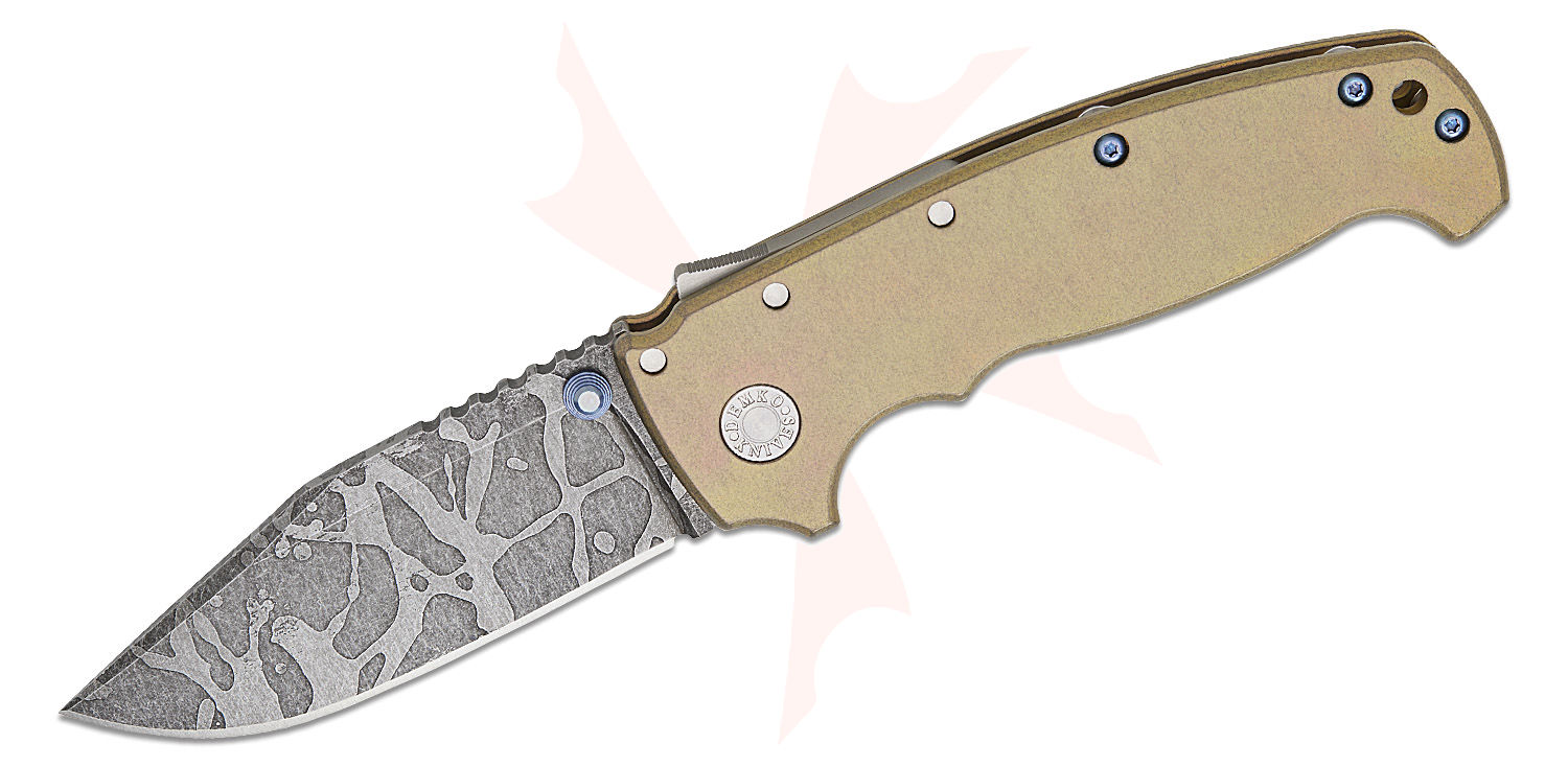 Andrew Demko Custom AD20 XXX Shark Lock Folding Knife 4.125