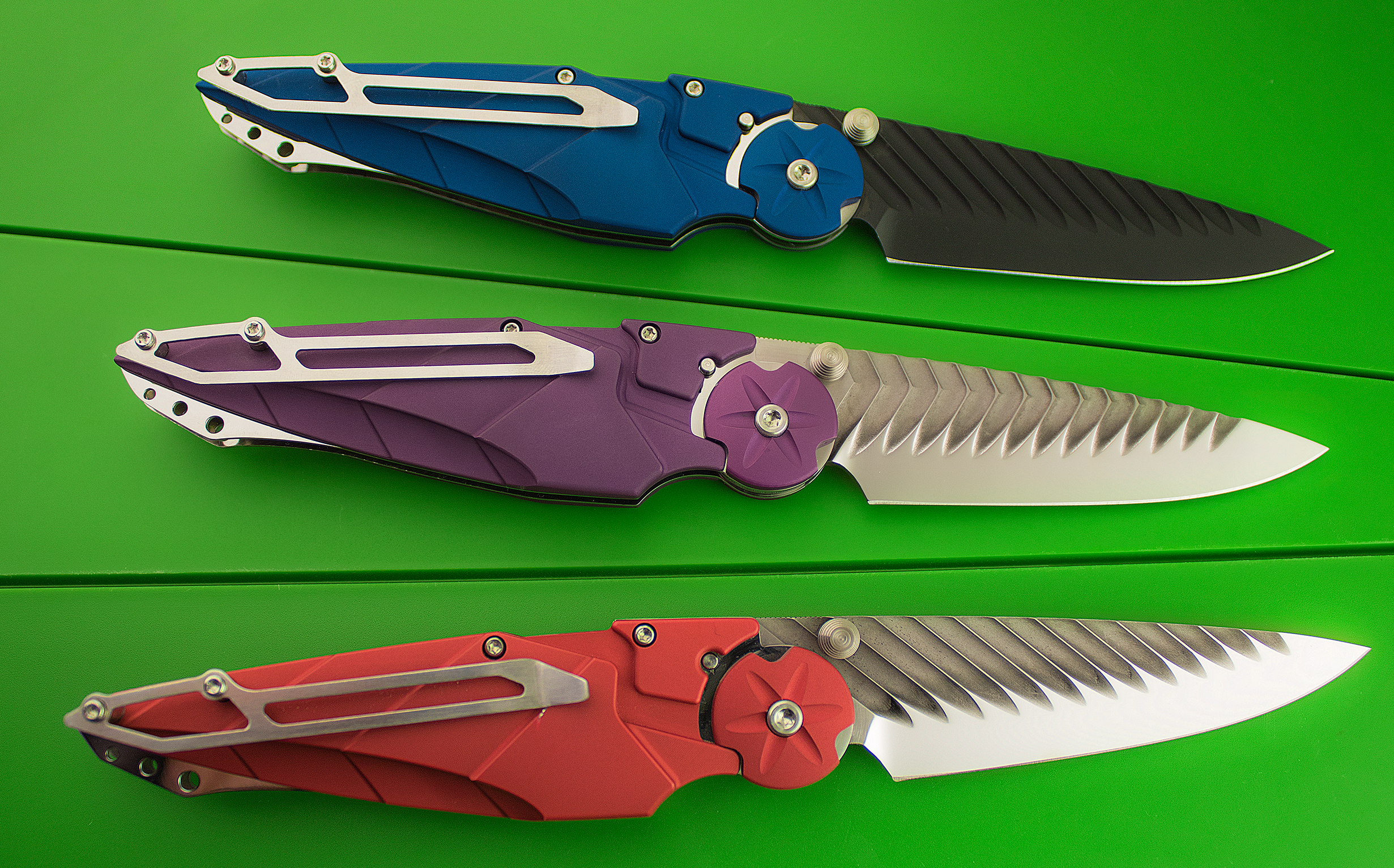 Dew Hara Kabuto Custom Folding Knife 3.5