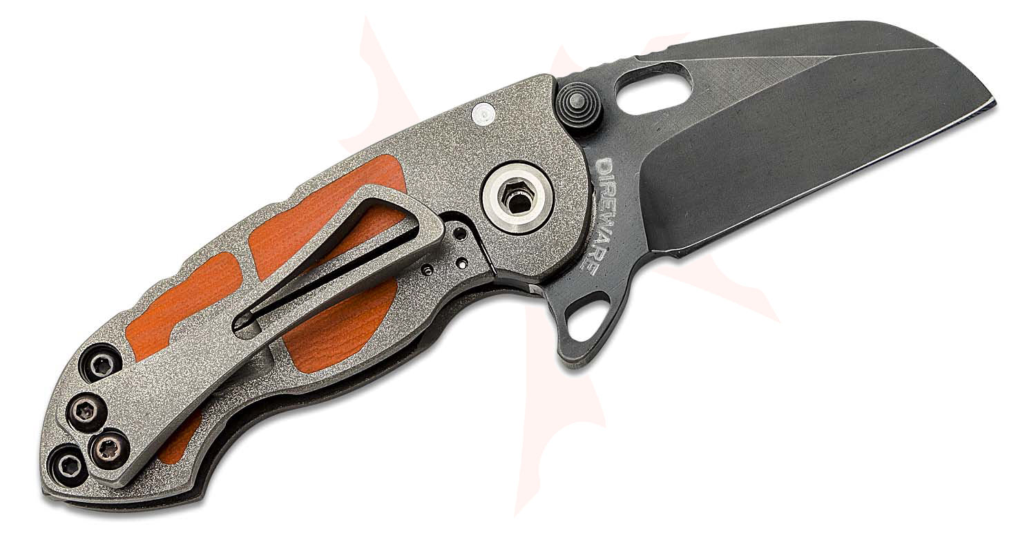 DireWare Custom S-Mini Flipper Knife 2.875
