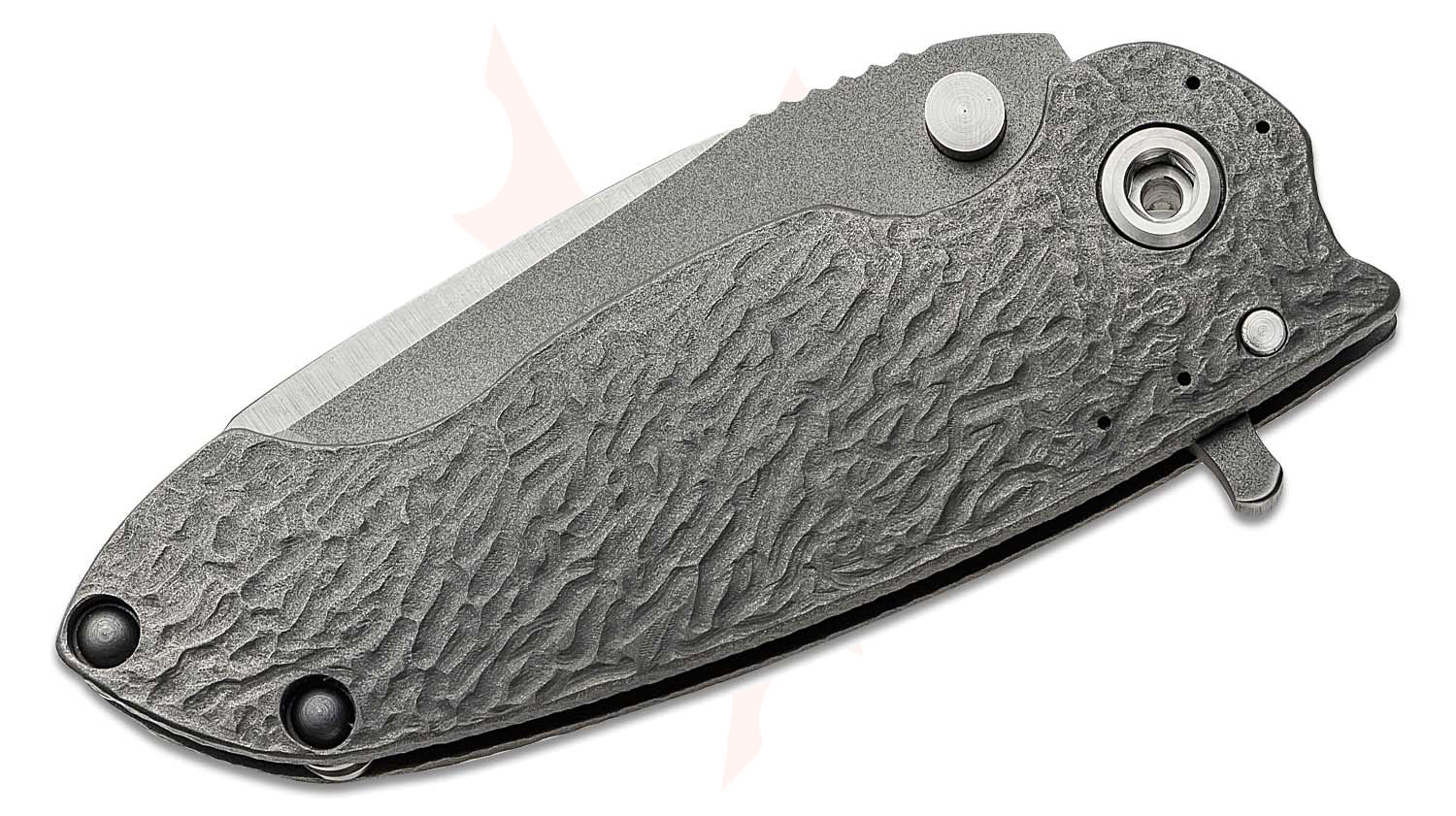 DireWare Custom SOLO V5 Flipper Knife 3.75" CPMS110V Satin/Blasted Non