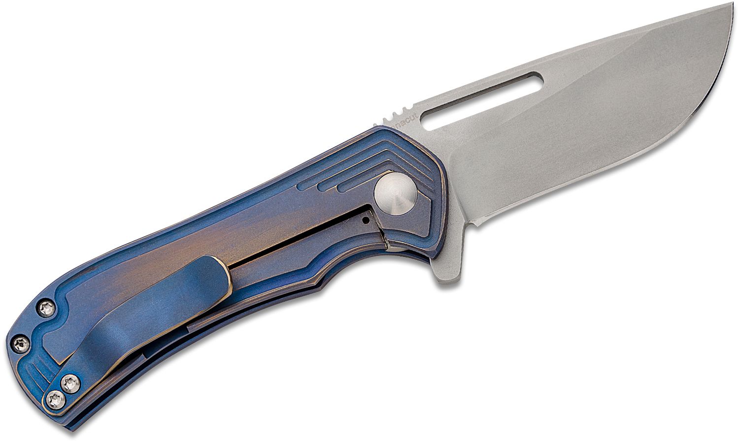 Schraf 10 Serrated Edge Slicing Knife with Blue TPRgrip Handle