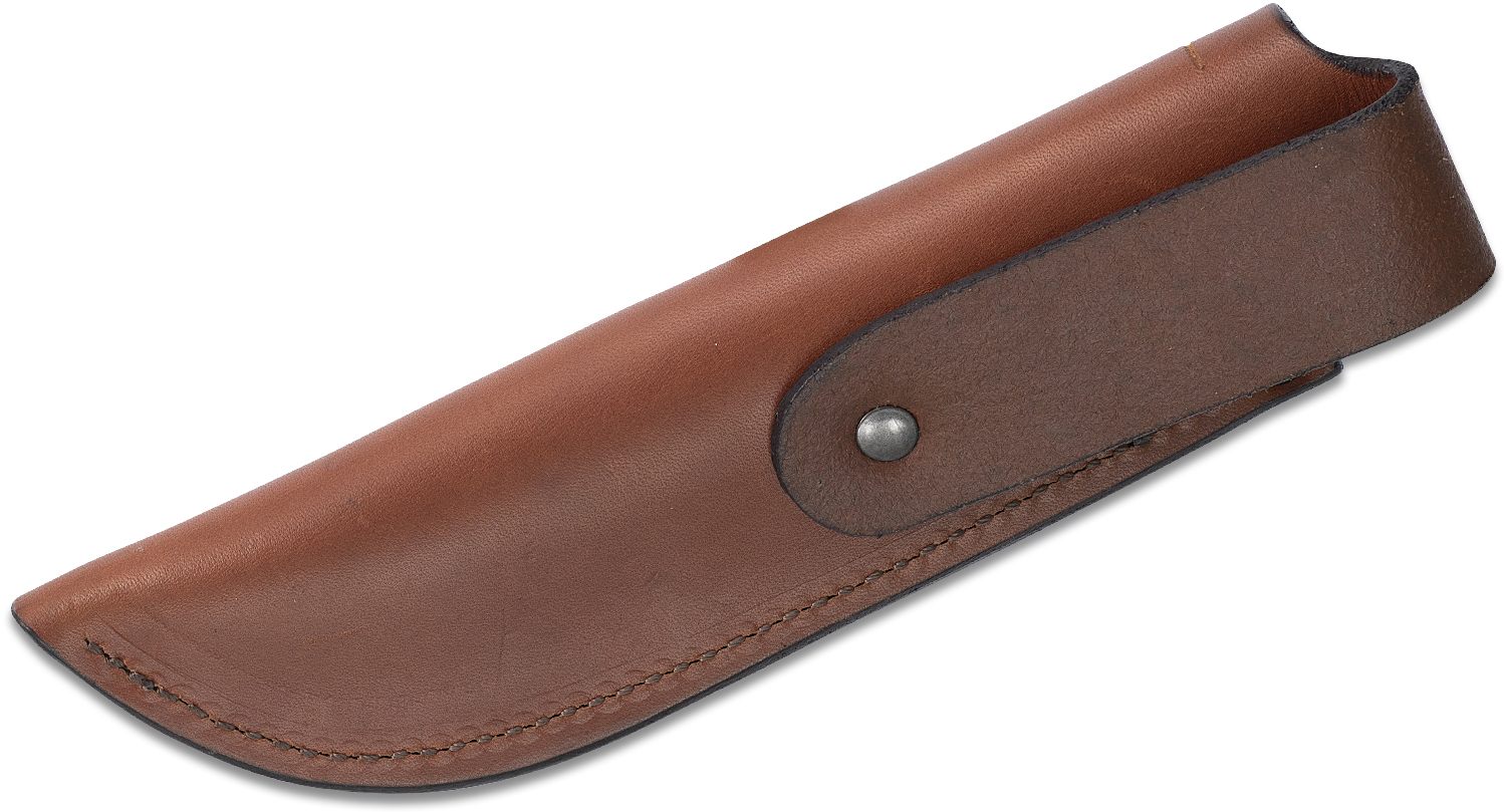 Dogwood Custom Knives Hawkins Spear Point 4.57" AEBL Fixed Blade Knife, Stabilized BlueGreen