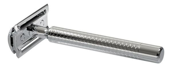 Dovo Primo II Safety Razor, Chrome Plated Zinc Head, Strong Patterned ...