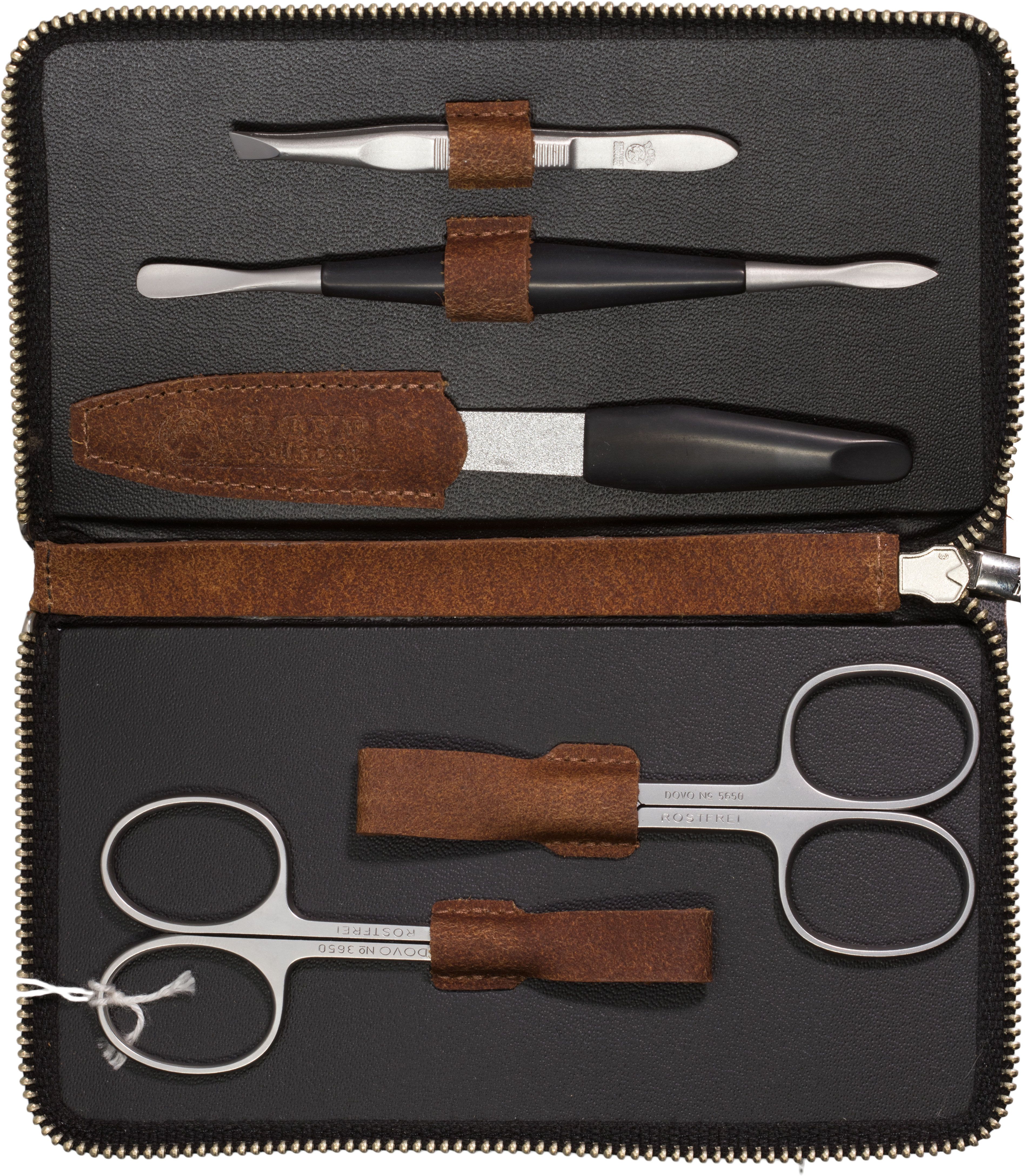 Dovo - Polished Leather Scissors - 234355 - manicure