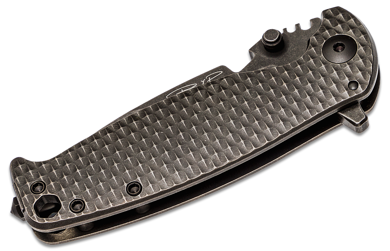 DPx Gear HEST/F 3.0 Leggaro 3D Ti Flipper Knife 3.15