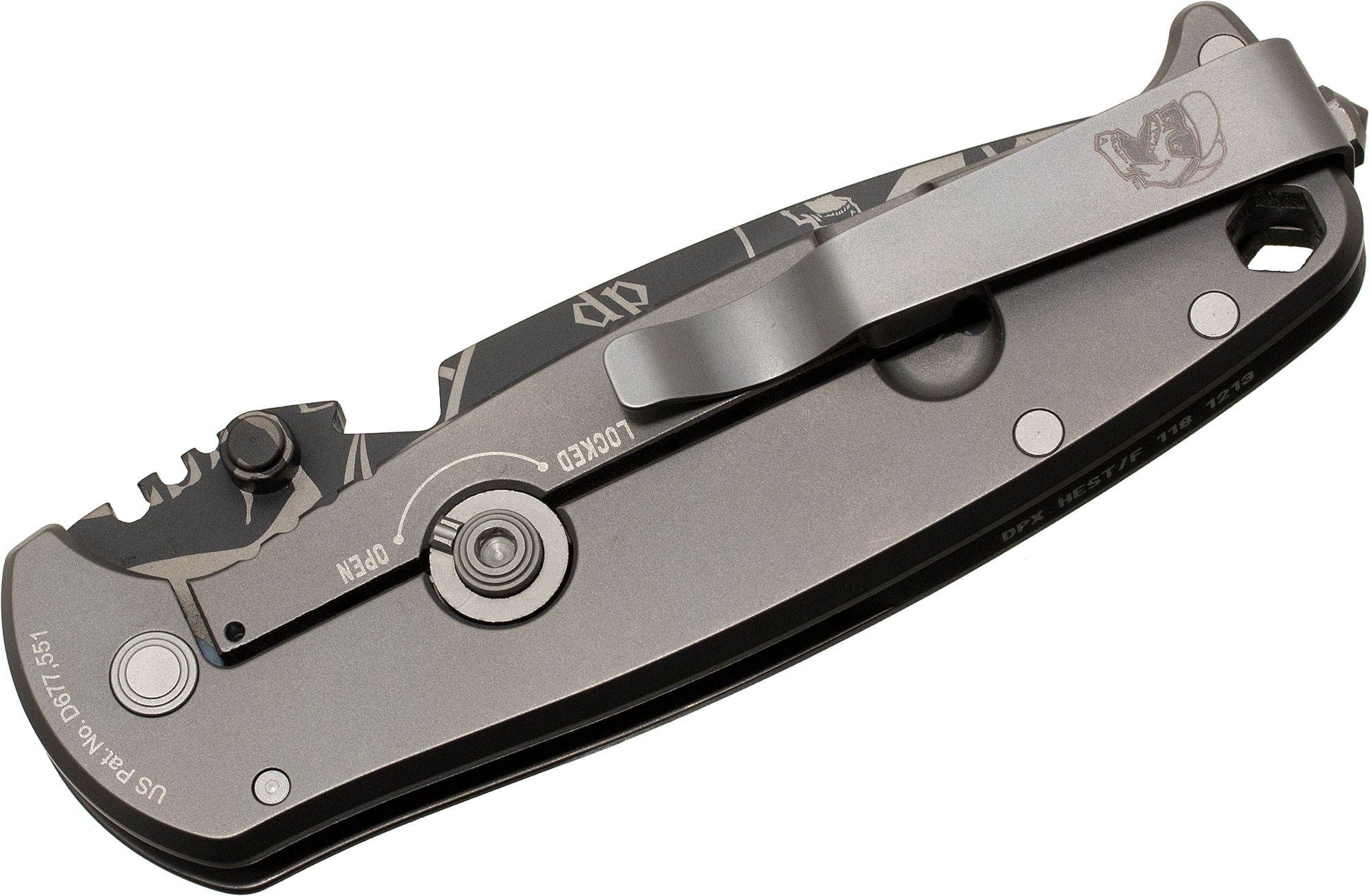 DPx Gear HEST/F Limited Edition Mr. DP Ti Folder 3.1