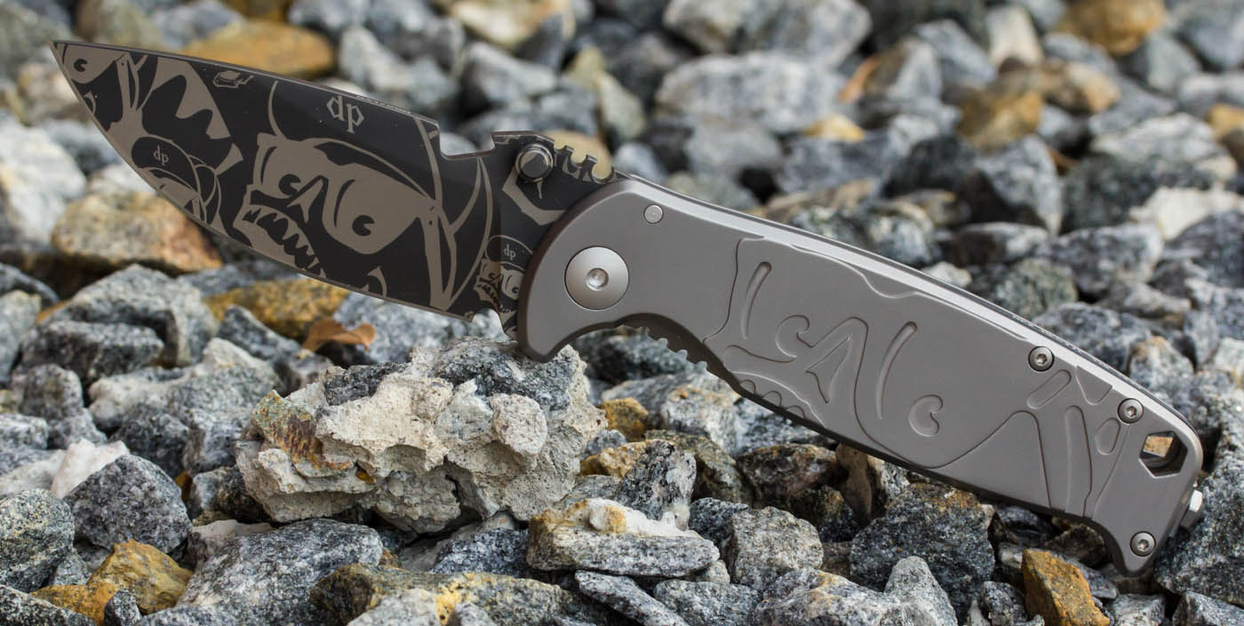 DPx Gear HEST/F Limited Edition Mr. DP Ti Folder 3.1