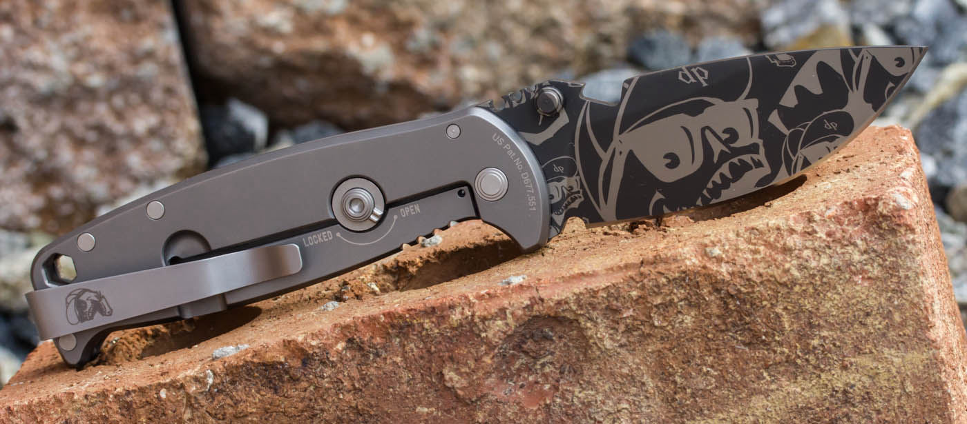 DPx Gear HEST/F Limited Edition Mr. DP Ti Folder 3.1