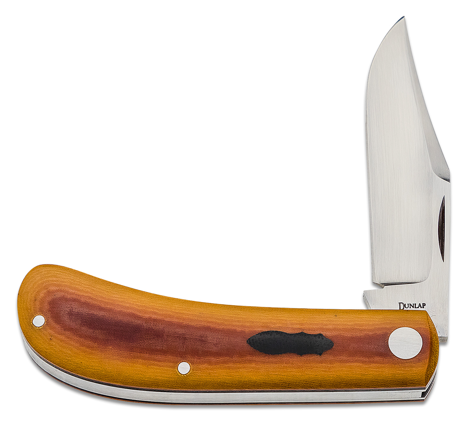 Jim Dunlap Custom Lanny's Clip Shadow Traditional Folding Knife