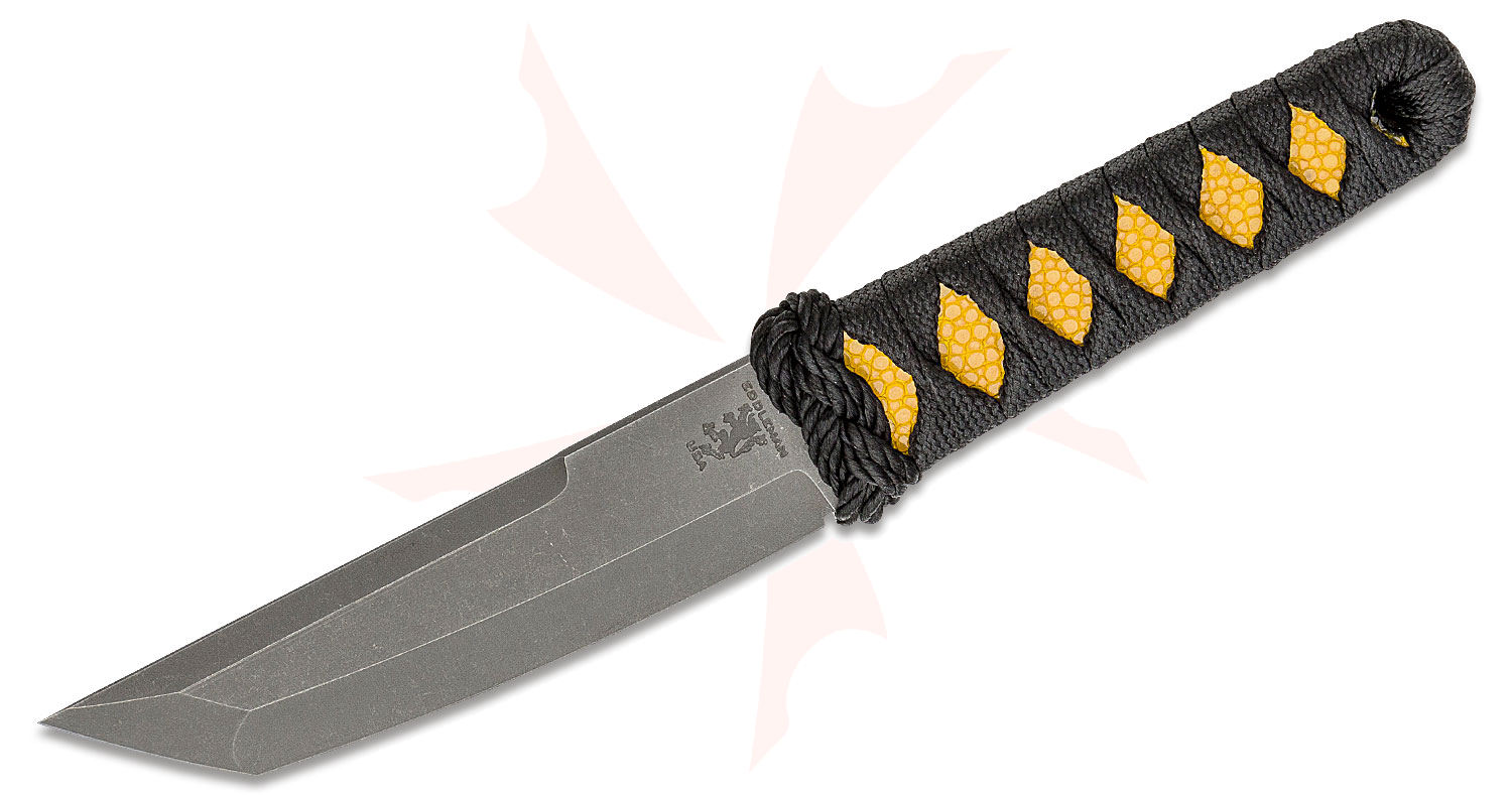 Sam Eddleman Custom AP Tanto Fixed Neck Knife 3.5