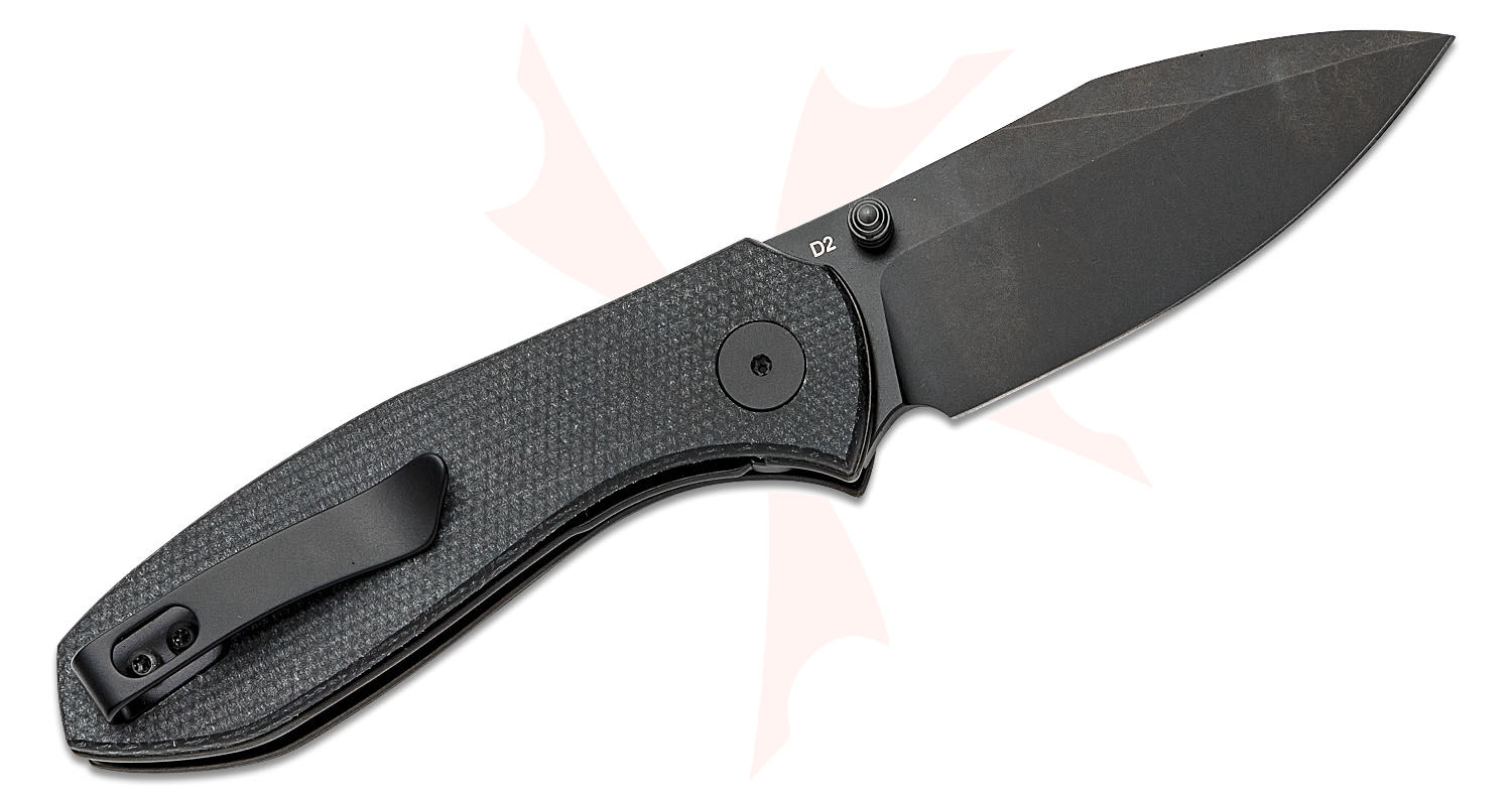 EIKONIC Knives Jonas Iglesias Kasador Folding Knife 3.06" D2 Black