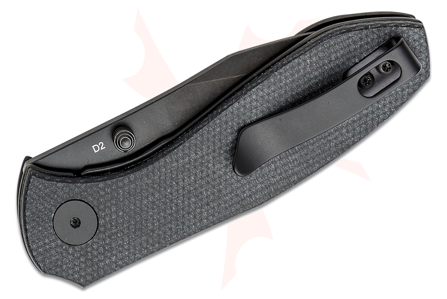 EIKONIC Knives Jonas Iglesias Kasador Folding Knife 3.06" D2 Black