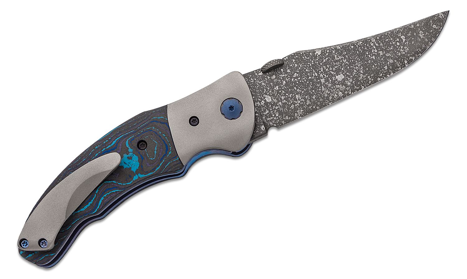  Cool Hand 3.75'' Carbon Fiber Folding Knife, w/ 2.75