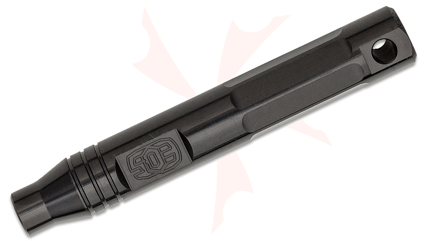 EOS Aluminum Screw Blaster Keychain Bit Driver, Black KnifeCenter