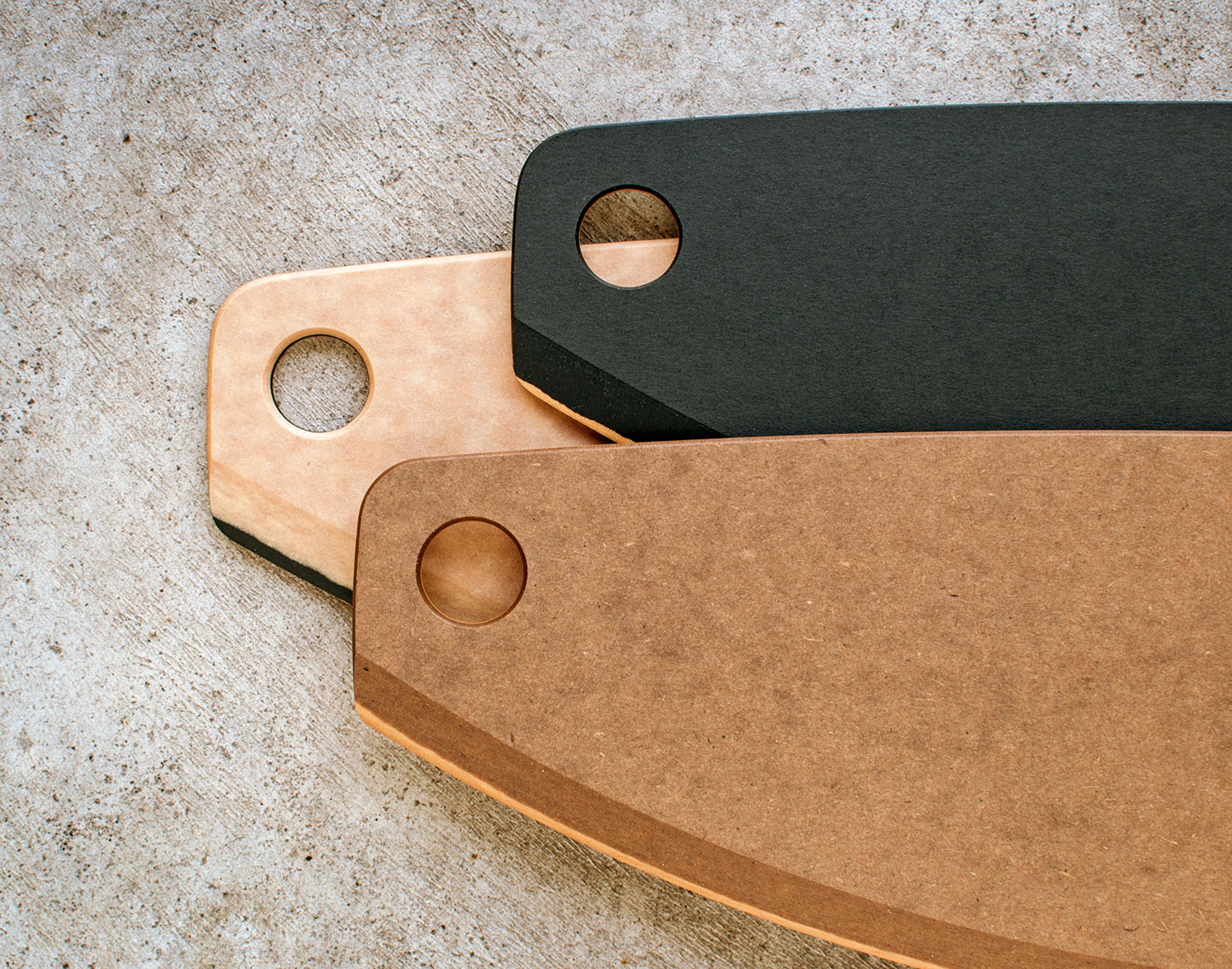 Epicurean Wood Fiber Pizza Cutter, Natural/Slate, 16" KnifeCenter