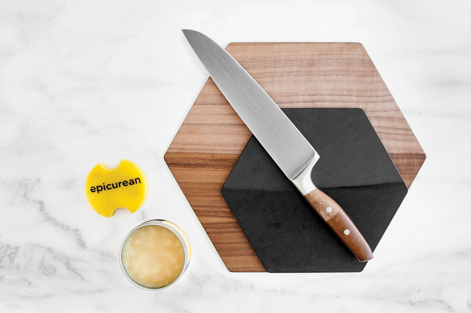 Epicurean Cutting Board Butter, Blend of Beeswax and Mineral Oil, 6 fl