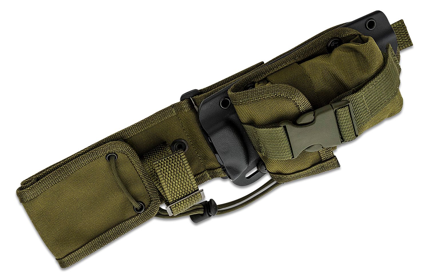 ESEE Knives ESEE-5-MBSP-OD MOLLE Back, Kydex Sheath and Pouch Combo, OD  Green, Assembled - KnifeCenter