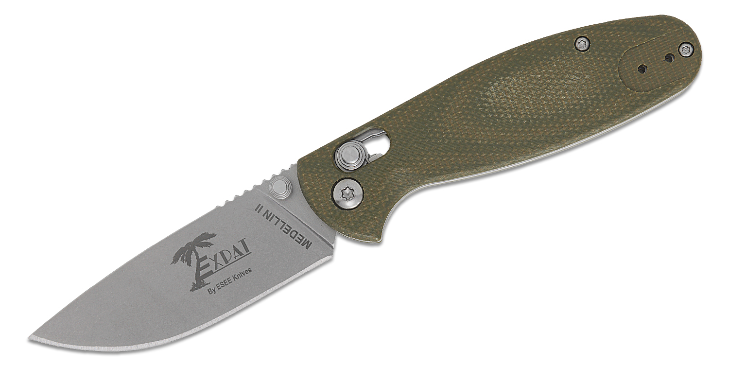 ESEE Knives Expat Medellin II Crossbar Lock Folding Knife 2.75