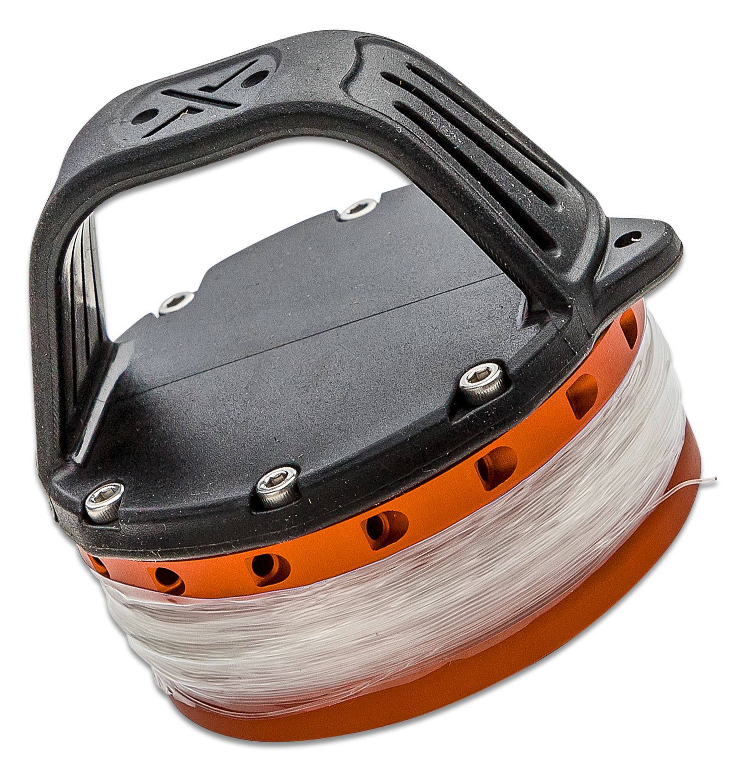 Exotac 1300 xREEL Handline Fishing Kit, Blaze Orange - KnifeCenter