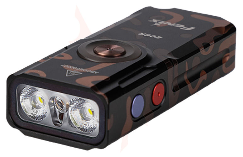 Fenix E06R All Metal Compact LED Keychain Flashlight, Graffiti