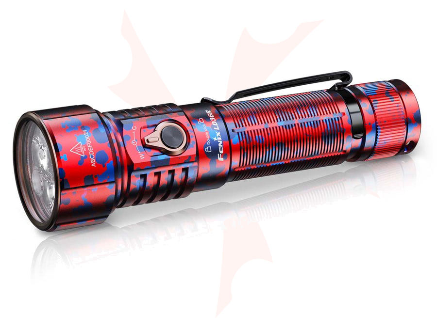 Fenix LD36R Multi-Purpose Rechargeable LED Flashlight, Flame Camo