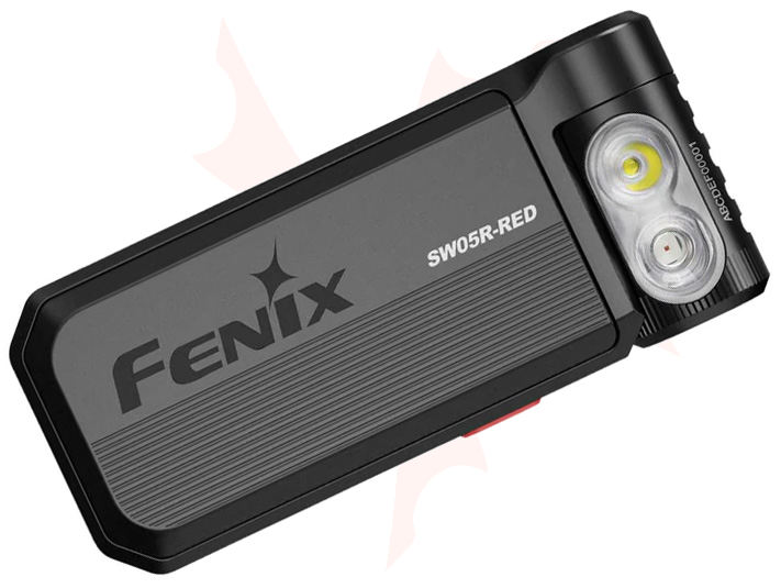 Torcia Fenix SW05R Con LED Bianco E Rosso, Testa Rotante 200°, Ricaricabile USB-C, 150 Lumen, Magnetica E Impermeabile IPX6 - 2