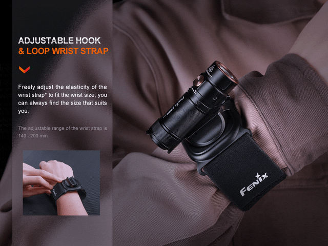 Fenix ALW-01 Wrist Mount Fits E12 V2, E18R V2, E16 - KnifeCenter