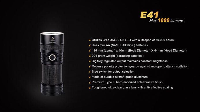 fenix e15 led flashlight Fenix E15 2016 Keyring Torch