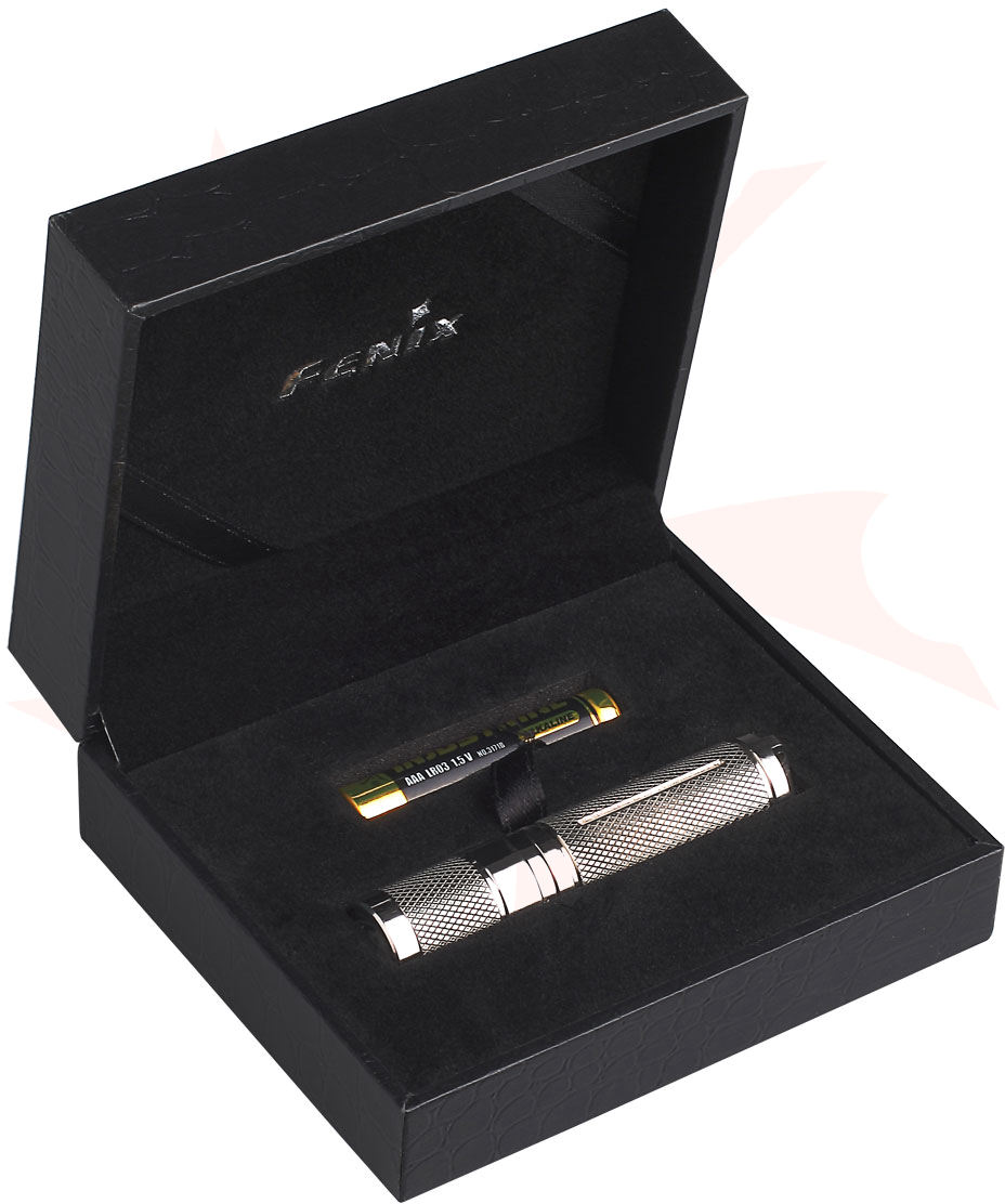Fenix E99 Ti Limited Edition LED Flashlight, Silver, 100 Max