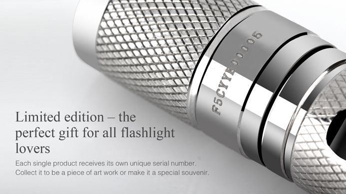 Fenix E99 Ti Limited Edition LED Flashlight, Silver, 100 Max