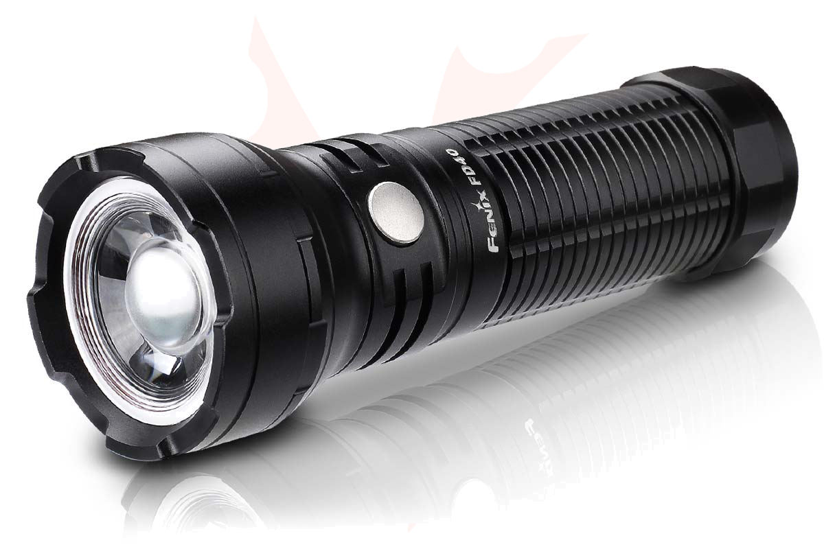 fenix 1000 lumen rechargeable led with center focus flashlight PD35 V2.0 System continuously monitors the ambient light and adjusts the light output automatically to ensure perfect view and at the same time improve the search efficiency Fenix PD36R ACE Flashlight Black