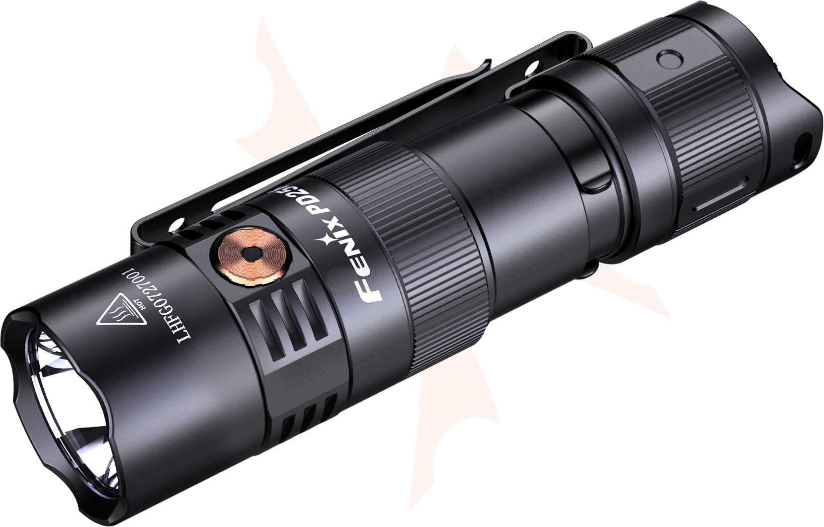Fenix PD25R LED Flashlight, Black, 800 Max Lumens - KnifeCenter - FX-PD25R