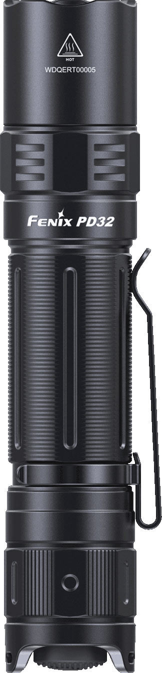 Fenix PD32 V2.0 LED Flashlight, Black, 1200 Max Lumens