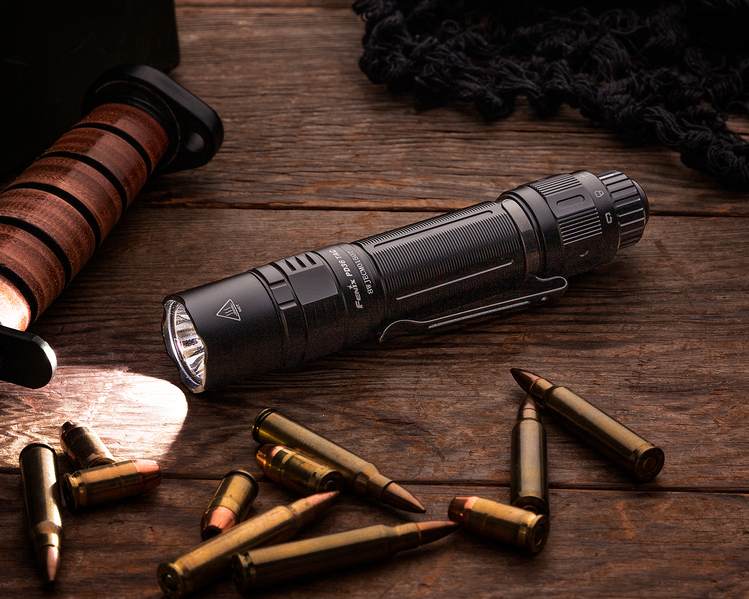 Tactical Torch Fenix PD36 Tac Rechargeable Tactical Flashlight - 3000  Lumens, 21700 Battery, For Police & Military
