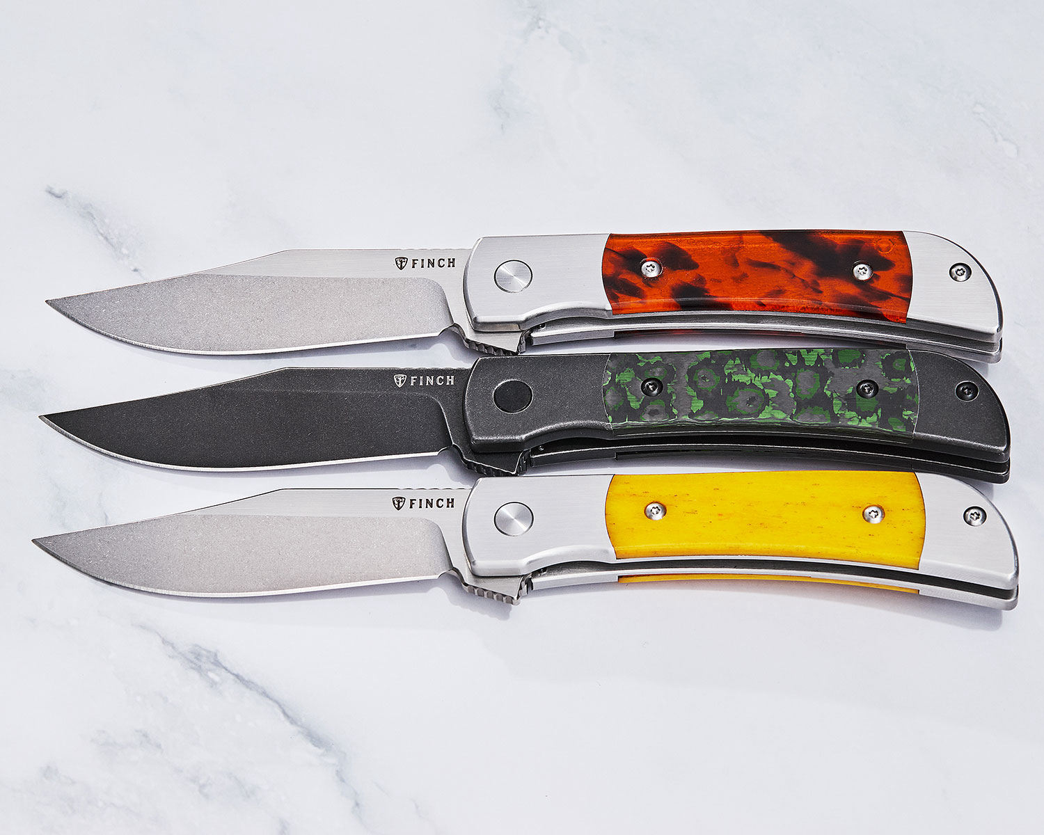 Finch Knife Company Frog Leg Sunkiss Flipper Knife 3.1