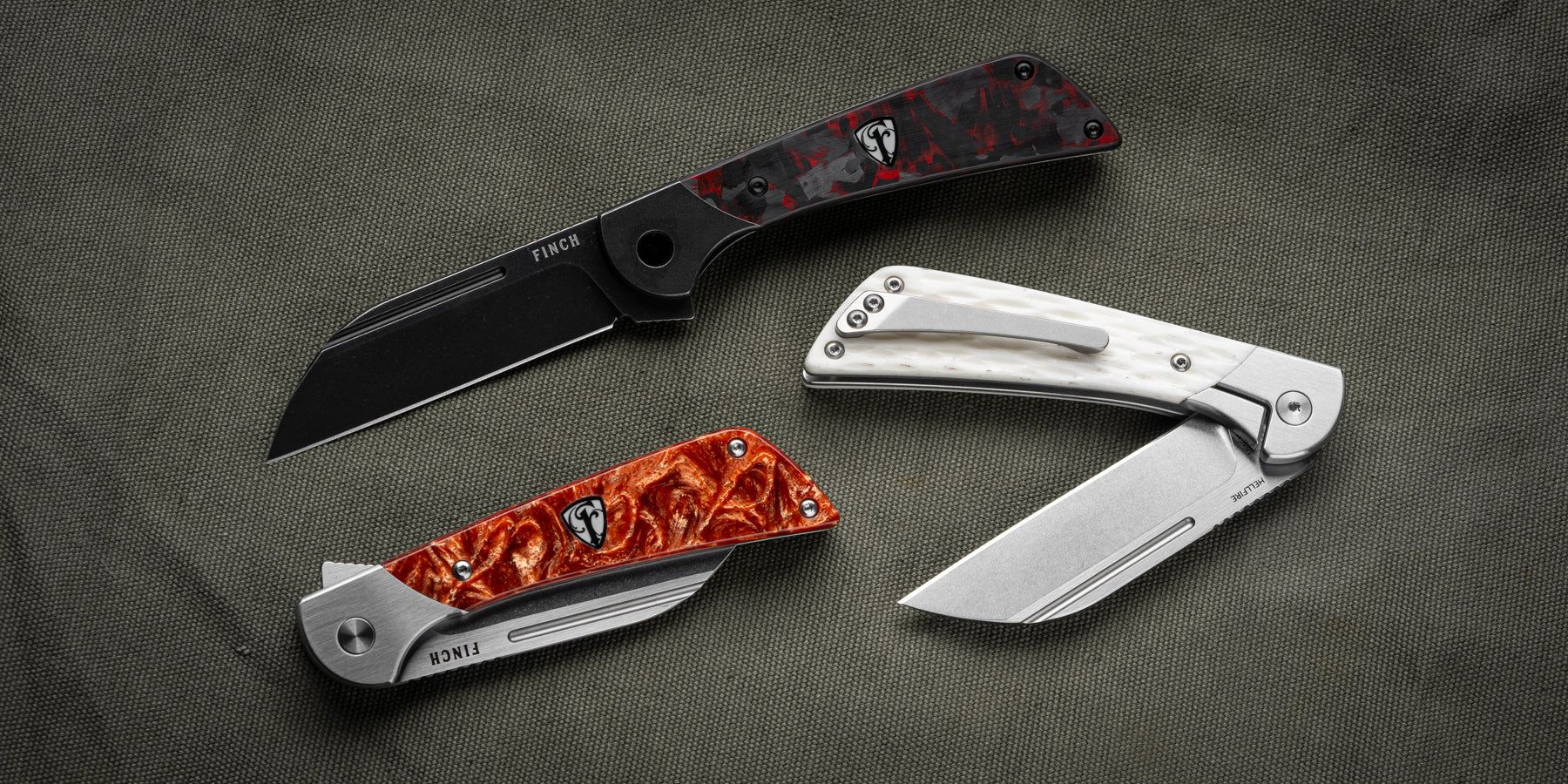 Finch Knife Company HELLFIRE Sabotage Flipper Knife 3