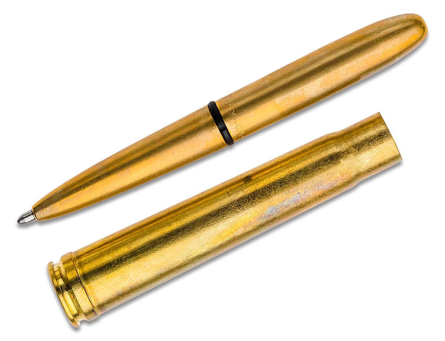2 Fisher Space Pens #.375 H&H MAG Bullet Pens in Brass Casings TWO 