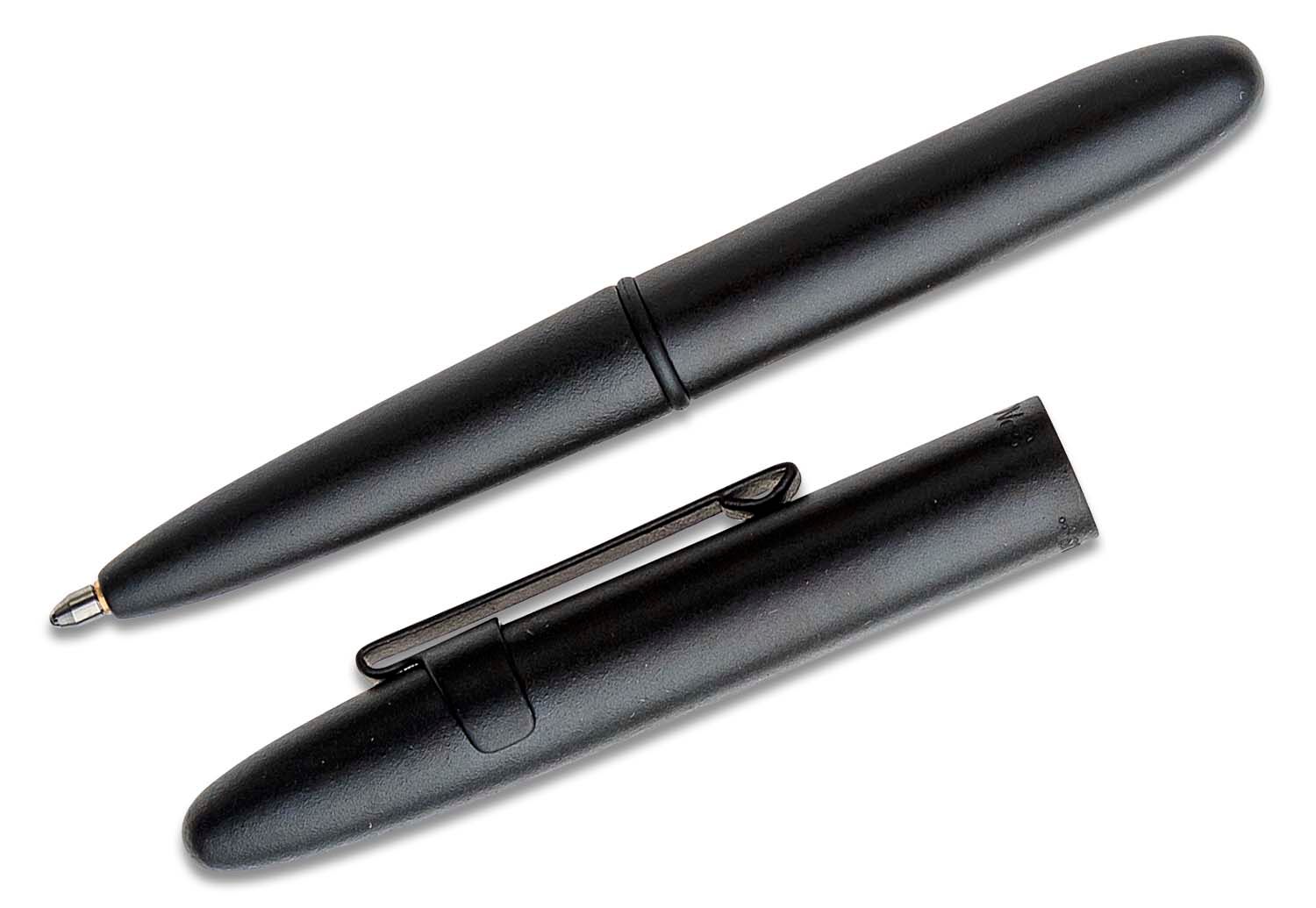Matte Black for sale online Fisher 400BCL Space Pen Bullet With Clip 