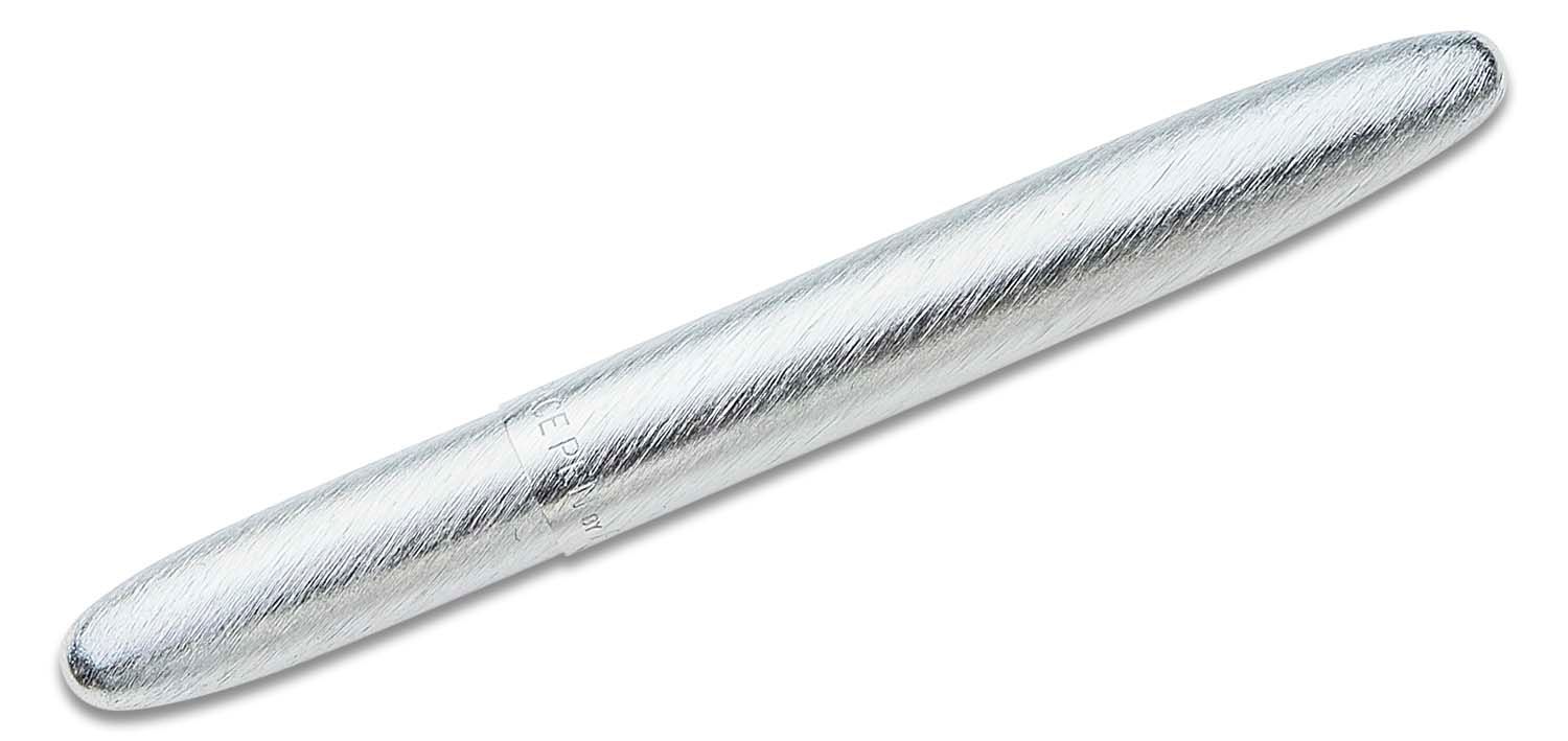 Fisher Brushed Chrome Bullet Space Pen - KnifeCenter - 400BRC