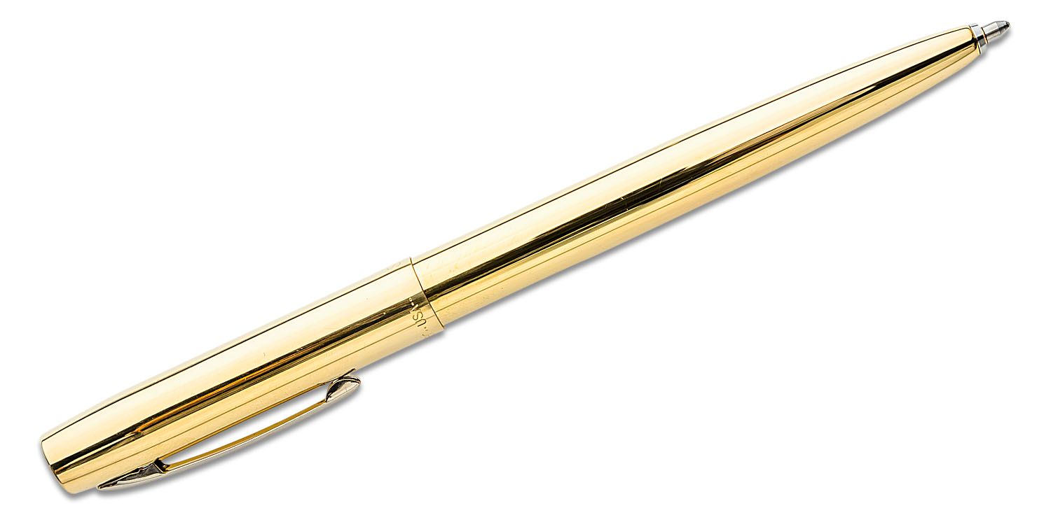 Fisher Space Pen Unveils Its Fourth Product Launch This Year: The New Raw  Brass Cap-O-Matic