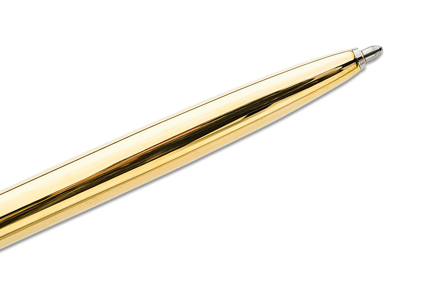 Fisher Space Pen Bullet Pressurised Ballpoint Pen Raw Brass