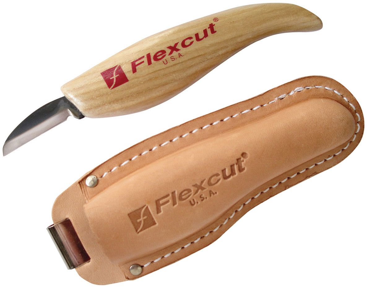 Hip Cutting Carving Knife & Leather Sheath