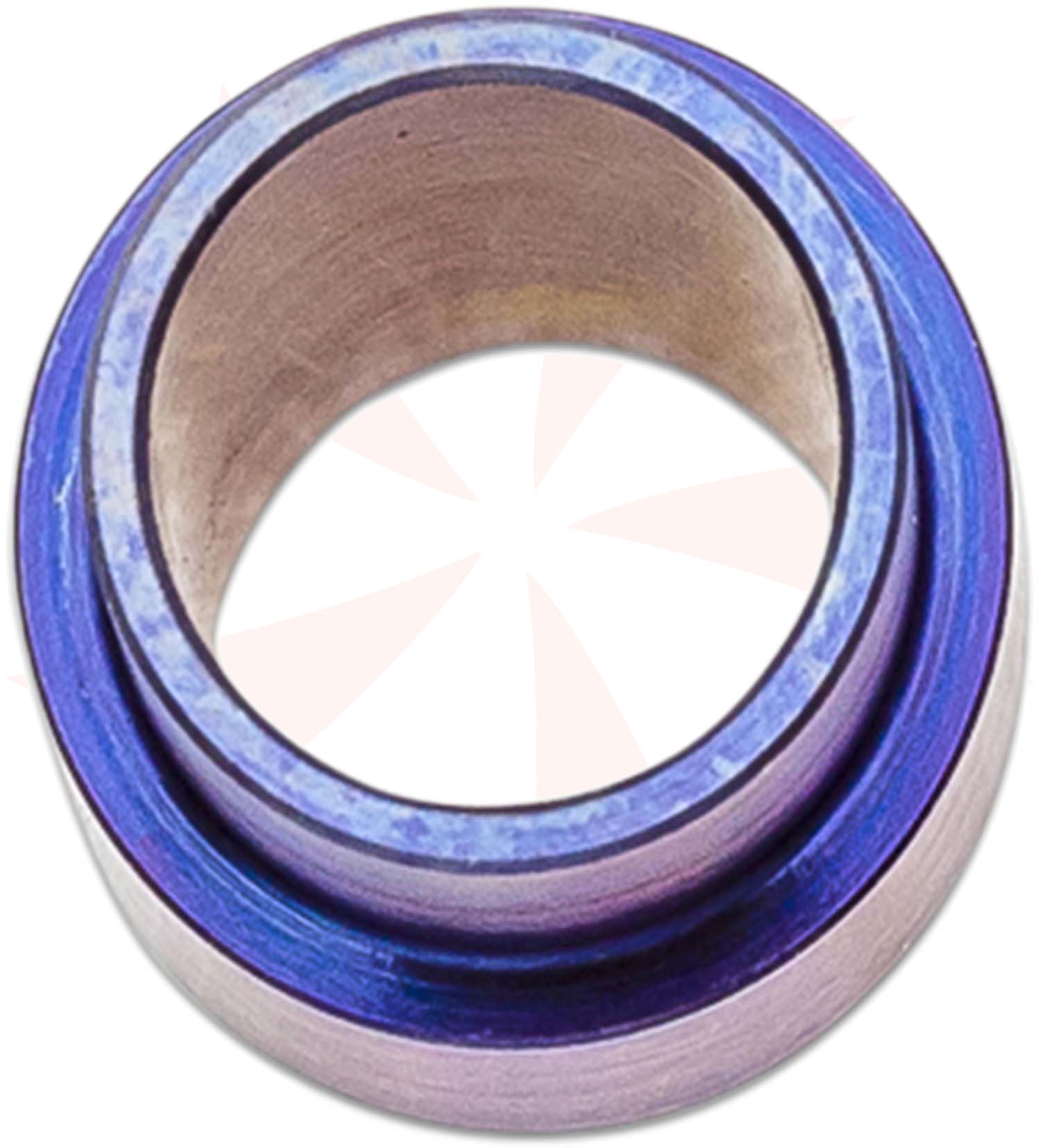 Flytanium Titanium Lanyard Tube for Spyderco Paramilitary 2, Purple