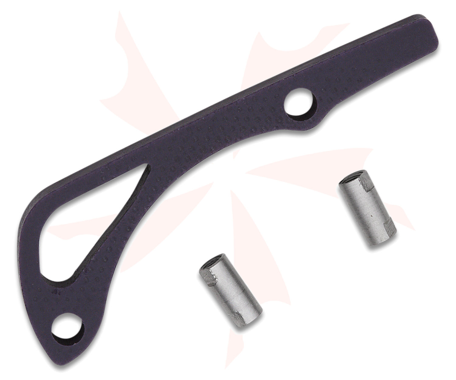 Flytanium Deep Purple G10 Backspacer for Benchmade Bugout - Knife