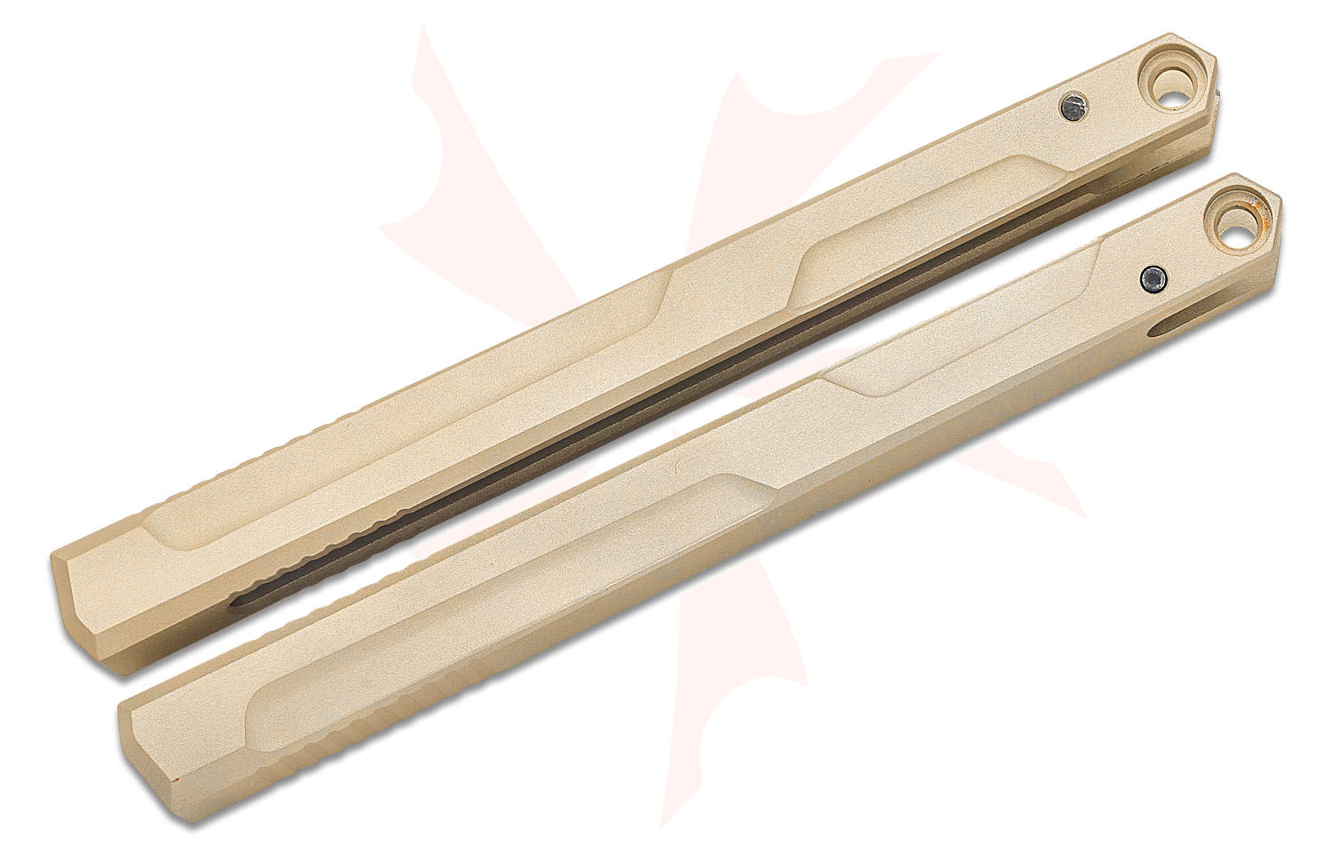 Flytanium v1.5 Aluminum Channel Handles for Kershaw Lucha, Sand