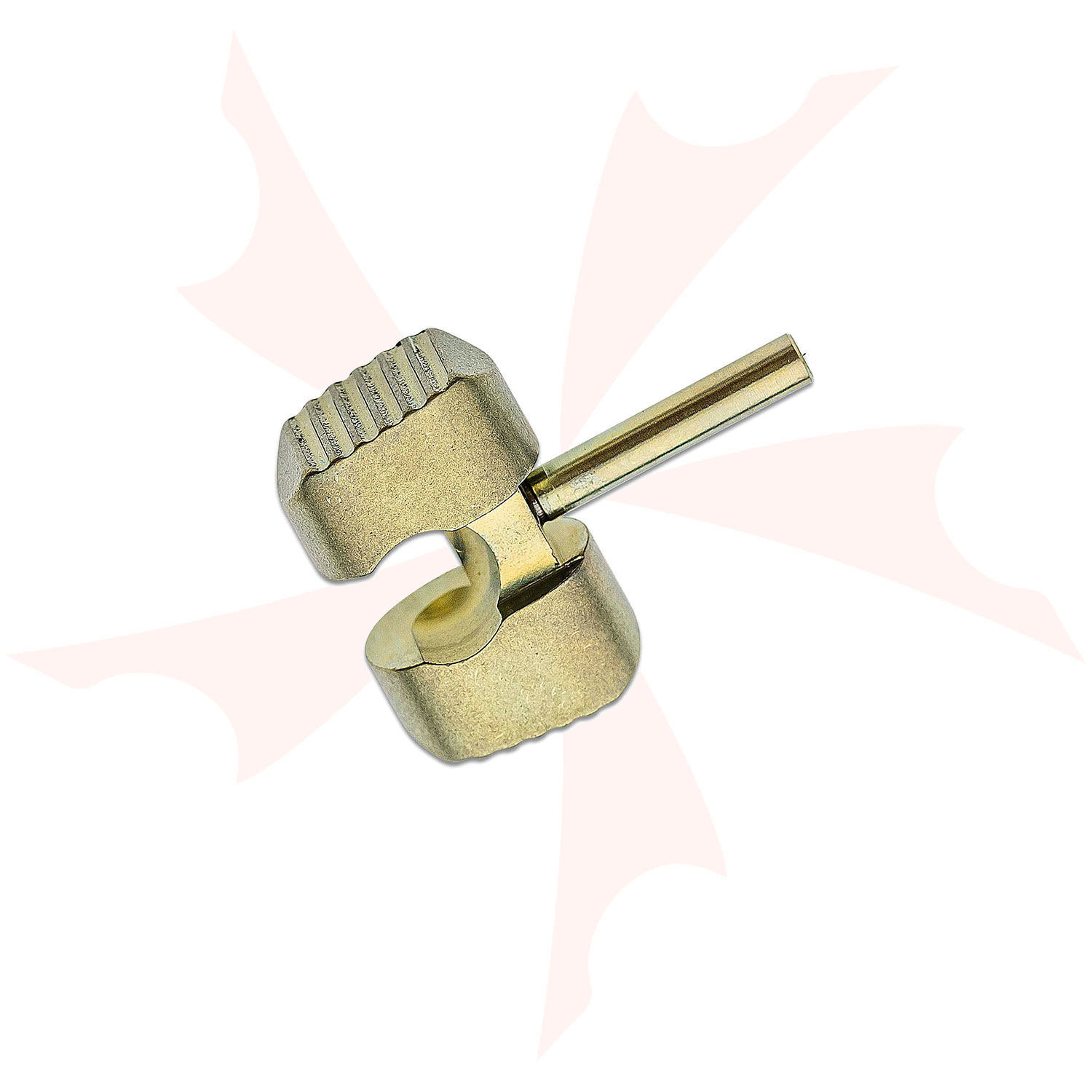 Flytanium Gold Titanium Ball Cage Lock for Spyderco Manix 2