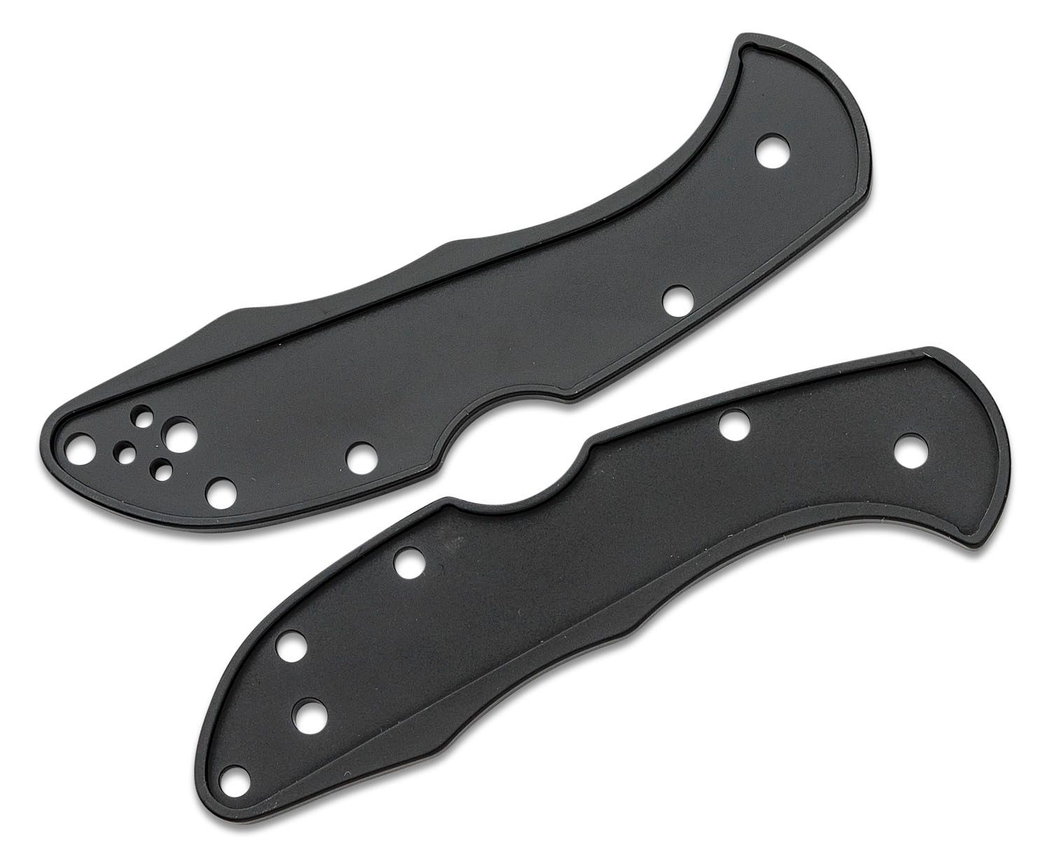 Flytanium Titanium Scales for Spyderco Delica, Black, Knife Not ...