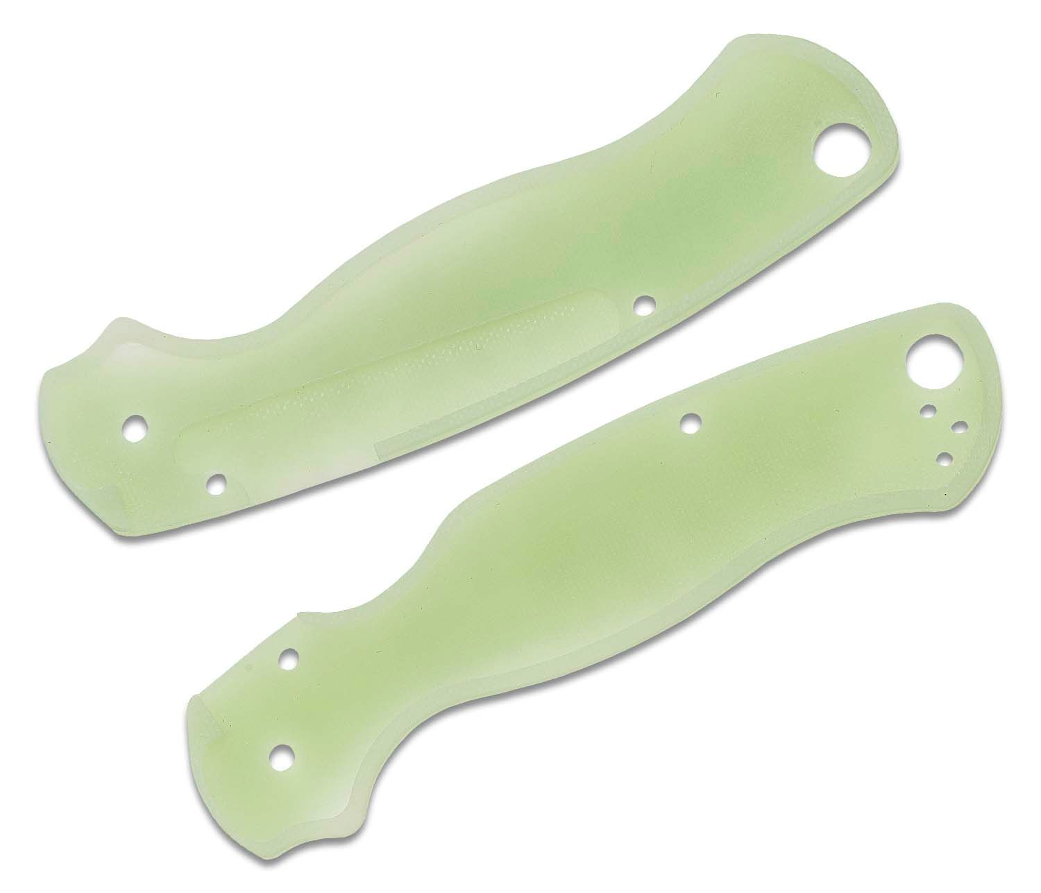 Flytanium Lotus Natural Jade G-10 Scales for Spyderco Paramilitary 2,  Knife Not Included - KnifeCenter - FLY-0816