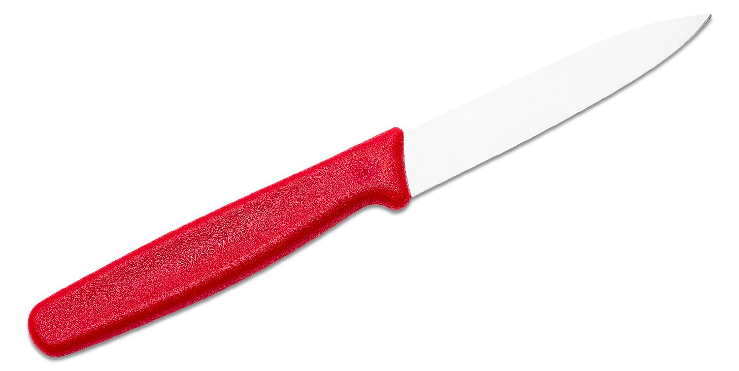 Victorinox Forschner Standard 3.25 Paring Knife, Red Polypropylene Handle  (Old Sku 40601) - KnifeCenter - 5.0601
